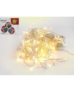 Catena Luci Di Natale Con 144 Led Per Decorare Casa 300X60 Cm Uso Interno