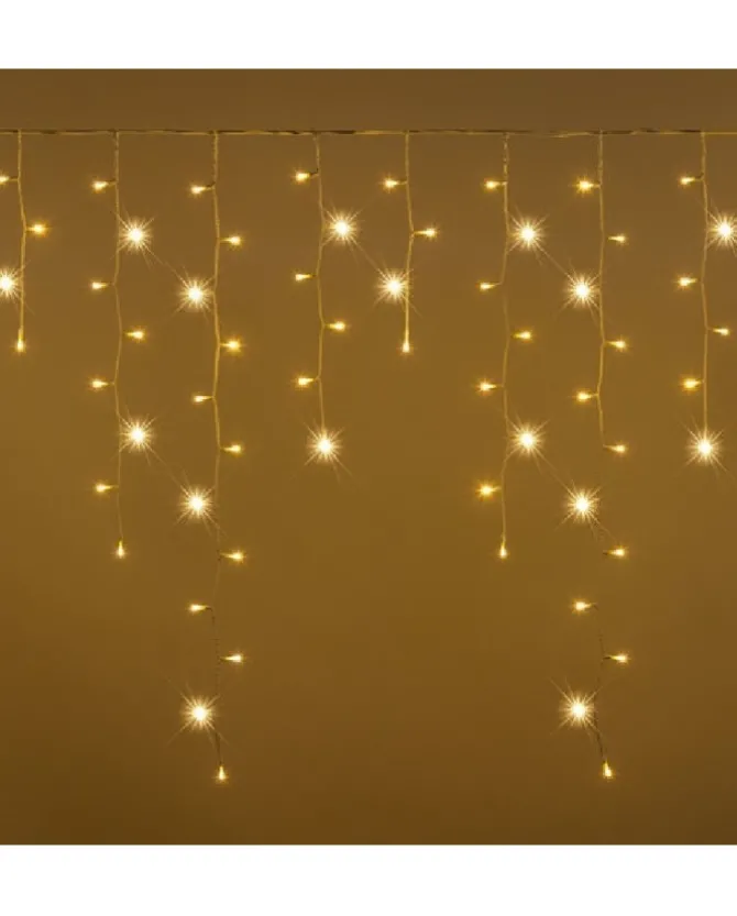 Catena Luci Mini Led Bianco Caldo 504Xh96Cm