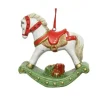 Cavallo A Dondolo In Terracotta Da Appendere 9,5X3,3X11Cm