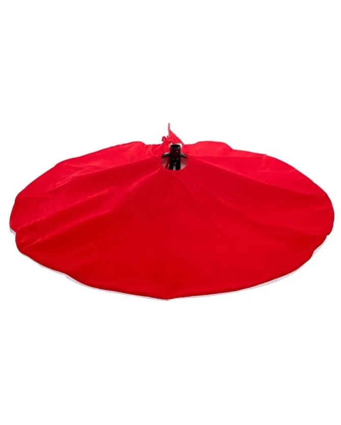 Copribase Per Albero Di Natale O120 Cm Rosso