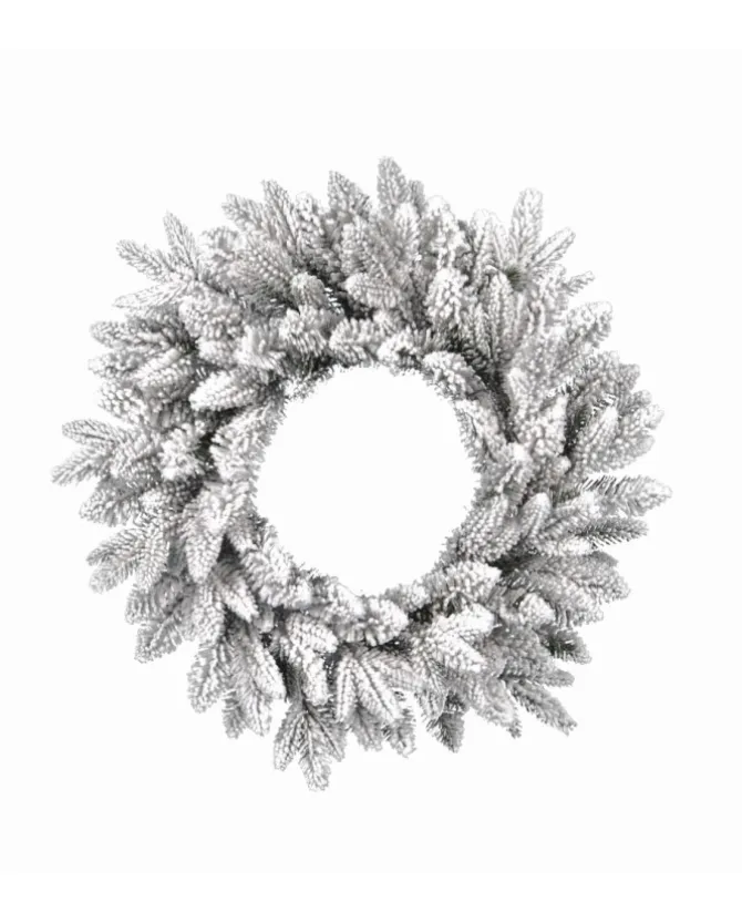 Corona Ghirlanda Innevata Ambassador 60 Cm 84 Tips