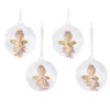 Decorazione Angioletto In Sfera Trasparente