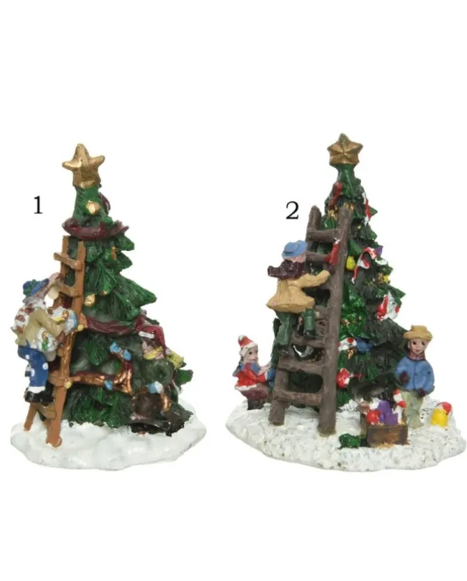 Decorazione Per Villaggio Natalizio Albero Di Natale