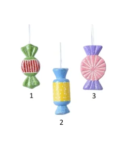 Decoro Caramella Glitter In 3 Varianti