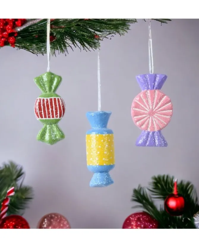 Decoro Caramella Glitter In 3 Varianti