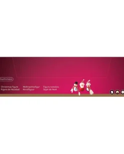 Decoro Da Albero Appendino Babbo/Pupazzo/Pinguino Con Led