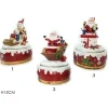 Decoro Natalizio Carillon Con Musica E Movimento 15 Cm In 3 Varianti