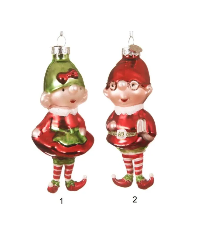 Elfo Glass 2Ass Colore Christmas R