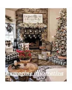 Festone Carey 270 Cm In Pp+Pvc+Flock