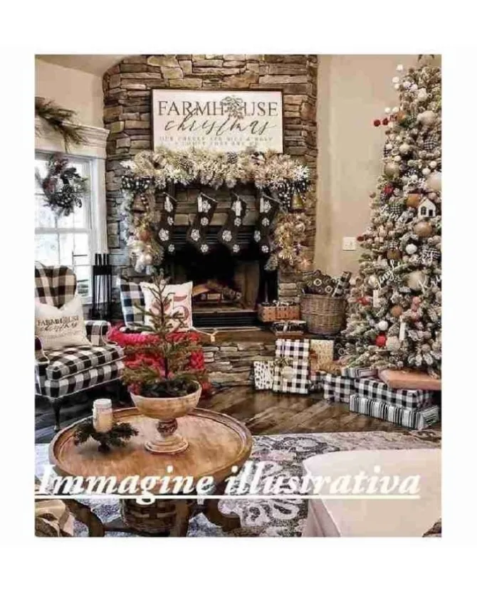 Festone Carey 270 Cm In Pp+Pvc+Flock