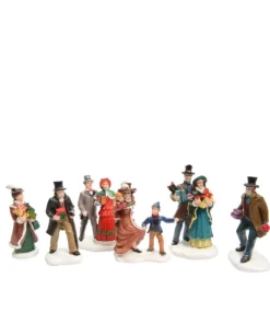 Figure Personaggi Villaggio Di Natale Giostrina