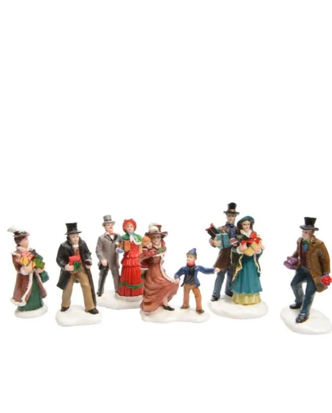 Figure Personaggi Villaggio Di Natale Giostrina