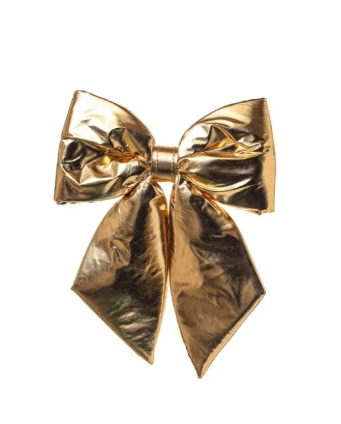 Fiocco 30X30Cm Oro Per Decorazioni Di Natale