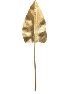 Foglia Philodendro 100Cm Oro Per Decorazioni Natalizie