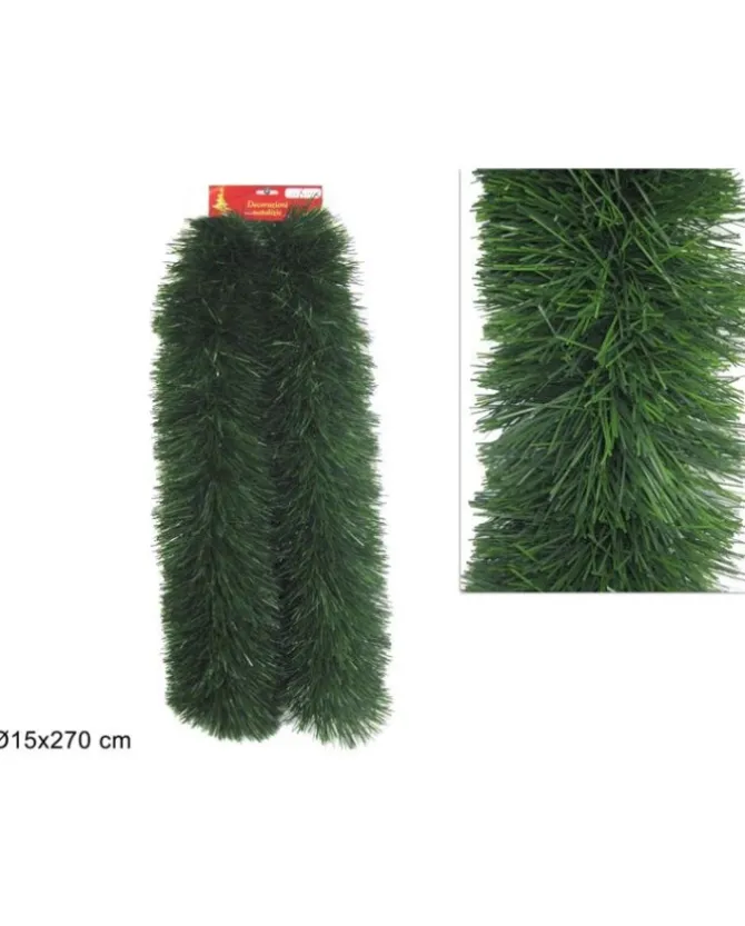 Ghirlanda Verde Morbida Cm 270