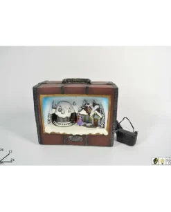 Giostrina Di Natale Borsetta Con Treno Movimento E Luci