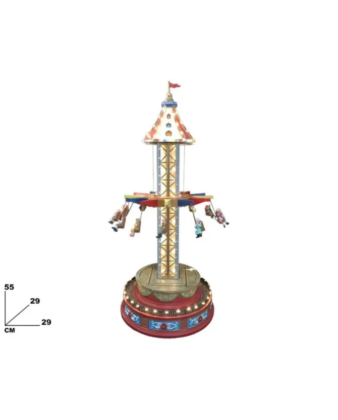 Giostrina Di Natale Seggiolini Volanti Con Luci Suoni E Movimenti