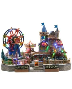 Giostrina Natalizia Con Personaggi In Movimento |