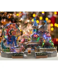 Giostrina Natalizia Con Personaggi In Movimento |