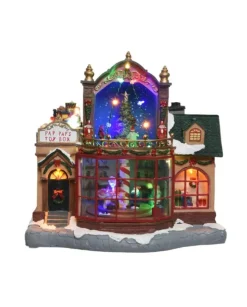 Giostrina Scenario Di Natale Negozio Di Giocattoli Con Movimenti