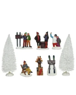 Kit 8 Figure Per Paesaggio, Villaggio,Giostrina