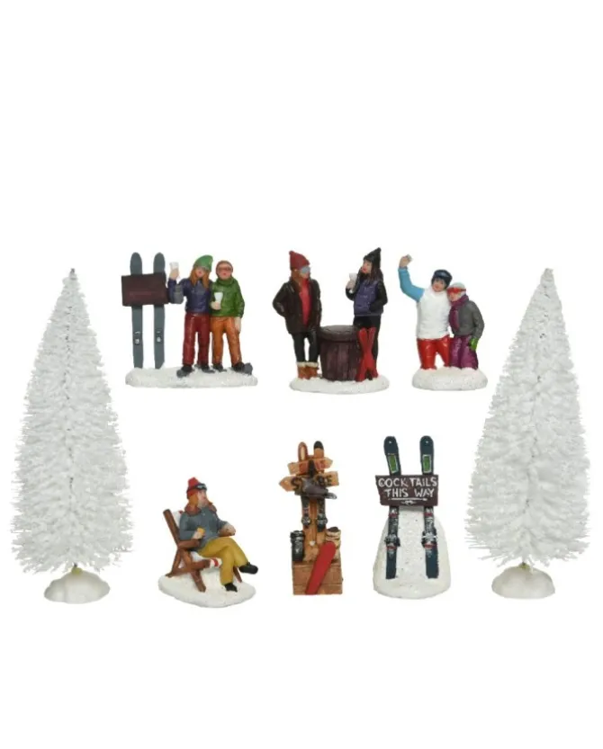 Kit 8 Figure Per Paesaggio, Villaggio,Giostrina