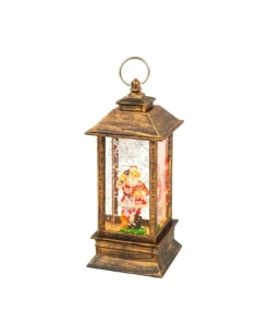 Lanterna Luminosa Con Effetto Nevicata In 2 Varianti