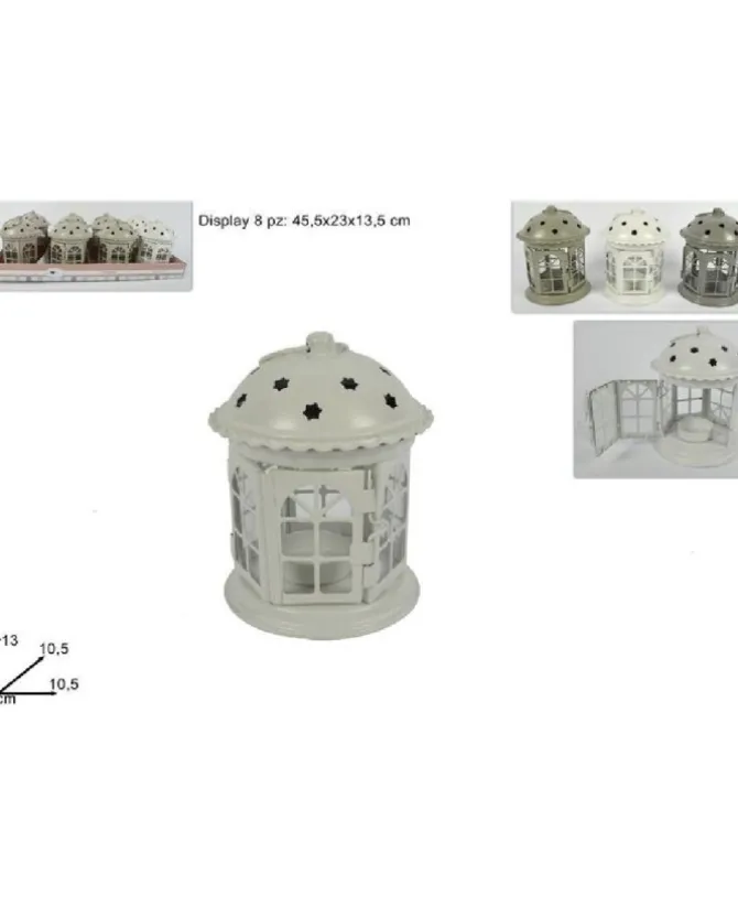 Lanterna Porta Candela 13Cm 3Varianti