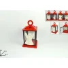 Lanterna Soggetti Natalizi Rossa 33 Cm 4