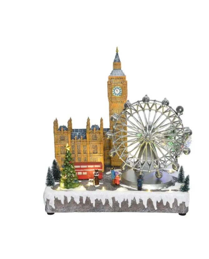 Led Xmas London Scene Indmulti31X23X34Cm