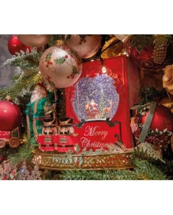 Libro Delle Fiabe Con Sfera Luminosa Ad Acqua Con Luce Calda A Led