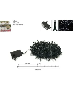 Luci Minilucciole 480 Led In Scatola Uso Interno Per Albero Di Natale 28,95 Mt