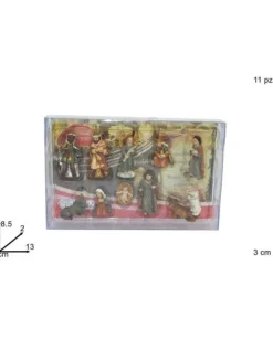 Mini Nativita 11 Pz Cm 3 Per Presepe