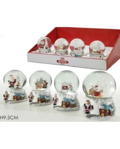 Palla Di Neve Con Personaggio Natalizio 9,5 Cm