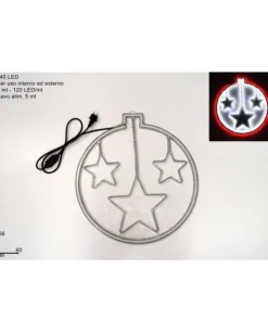 Palla Luminosa 840 Led Bianco Freddo O60Cm Uso Interno/Esterno