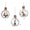Pallina Di Vetro Con Uccelini, Tema Foresta 3 Assortiti