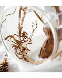 Pallina Di Vetro Con Uccelini, Tema Foresta 3 Assortiti