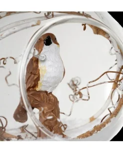 Pallina Di Vetro Con Uccelini, Tema Foresta 3 Assortiti