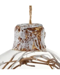 Pallina Di Vetro Con Uccelini, Tema Foresta 3 Assortiti