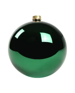 Pallina Di Vetro Tinta Unita Verde Lucido 120Mm