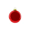 Pallina Sfera Di Vetro Liscia 150Mm Rosso Scuro Per Albero Di Natale 1Pz