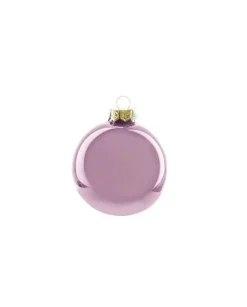 Pallina Sfera Di Vetro Liscia 150Mm Glicine Per Albero Di Natale 1Pz