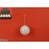 Pallina Sfera Di Vetro Perla O8Cm Per Albero Di Natale 1Pz