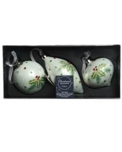 Pallina Sfera In Vetro, Con Strass 8 Cm