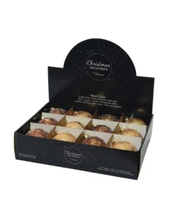 Pallina Sfera In Vetro Decorata Con Finitura In Oro