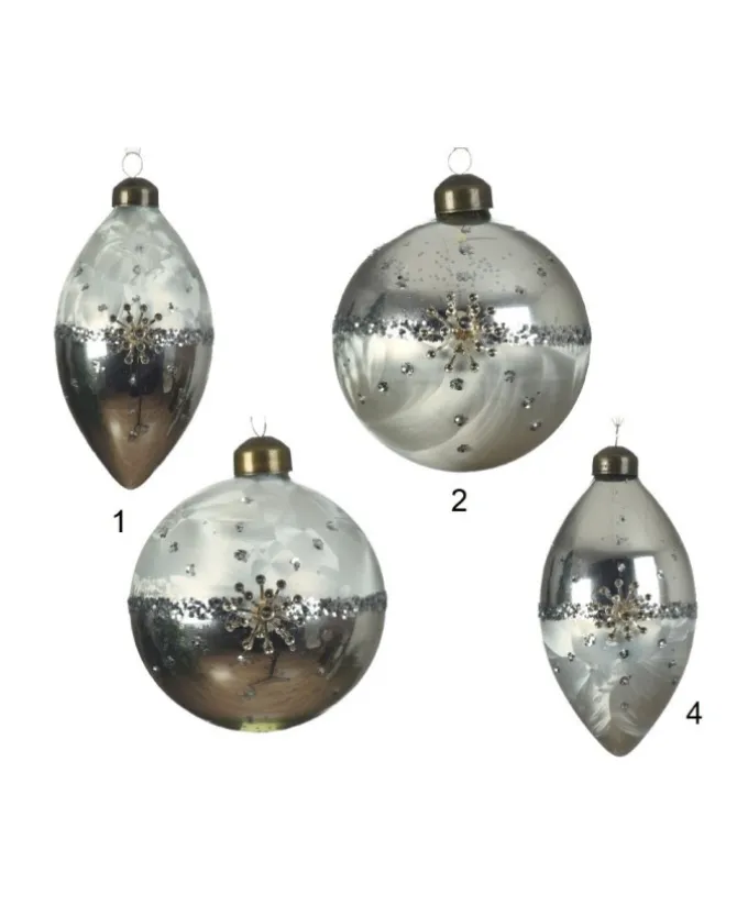 Pallina Sfera In Vetro In 4 Versioni Disponibili