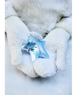 Pallina Sfera Ornamento Da Albero In Vetro 8 Cm