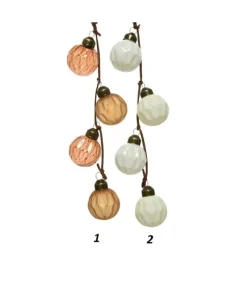 Palline Di Vetro Serie 3 Pezzi Per Albero Di Natale 2Mod