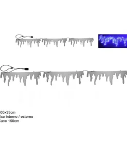 Pannello Luminoso Effetto Ghiaccio 300X33 Cm Uso Esterno/Interno
