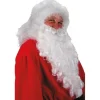Parrucca E Barba Gigante Bianca Lusso L.